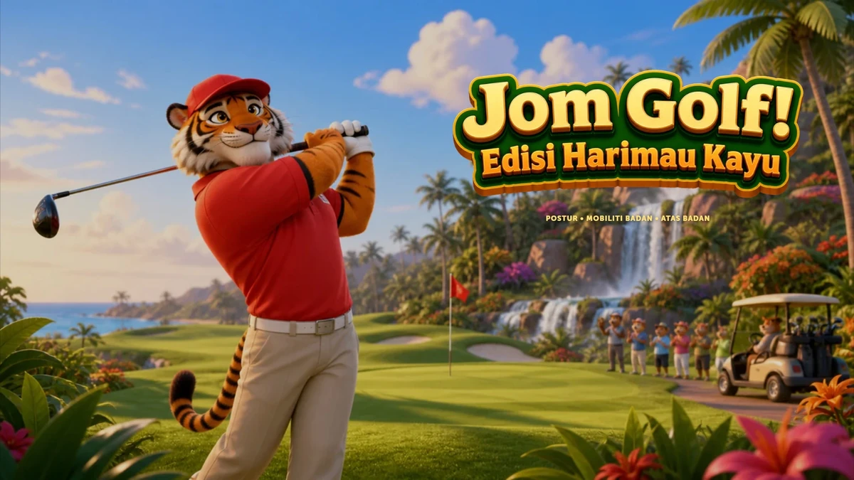 Jom Golf! Edisi Harimau Kayu game artwork
