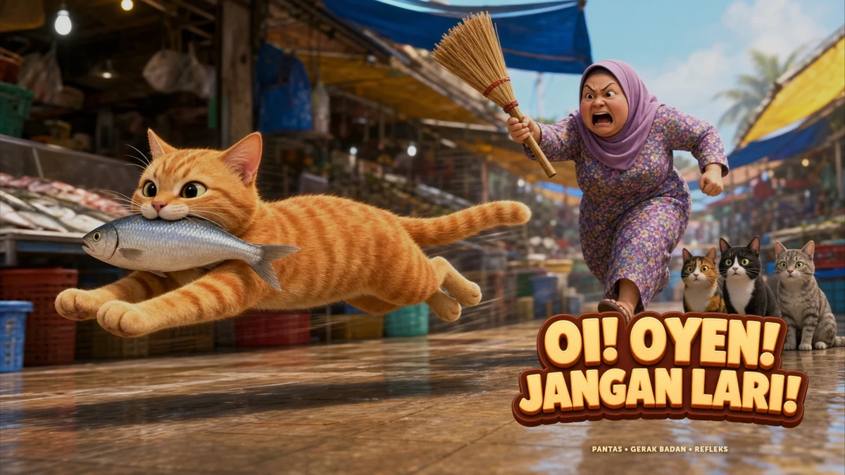 Oi! Oyen! Jangan Lari! game artwork